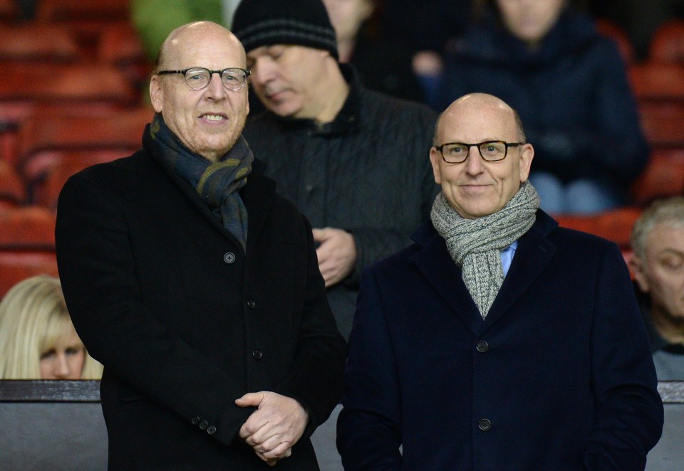 The Glazer family, Joel right and Avram left, have never said they want to sell - but £3.8bn could tempt them