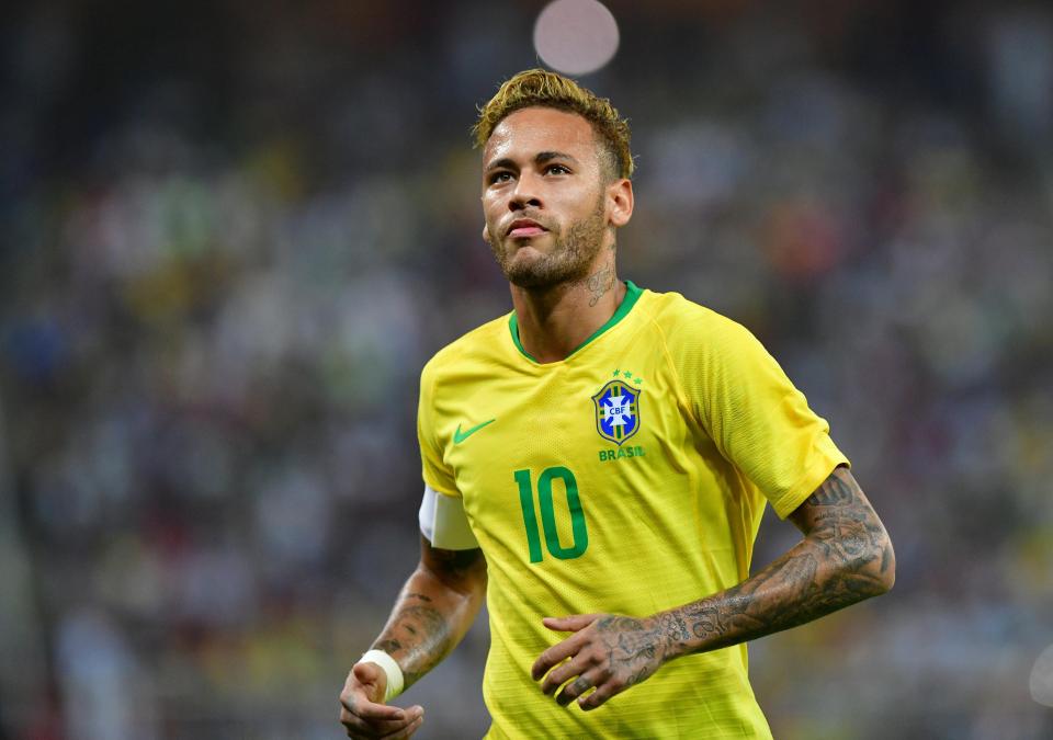  Neymar and his Brazil team-mates used the app to prepare for games during the 2018 World Cup