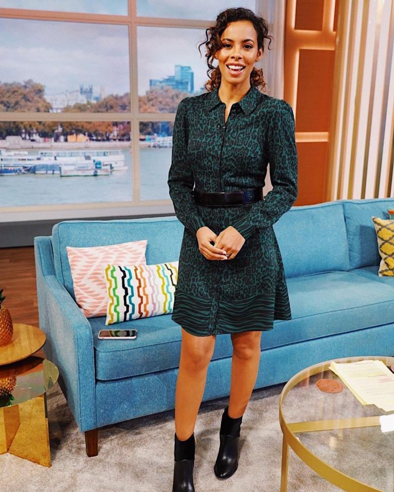  The presenter Rochelle Humes was praised by fans for her work on This Morning