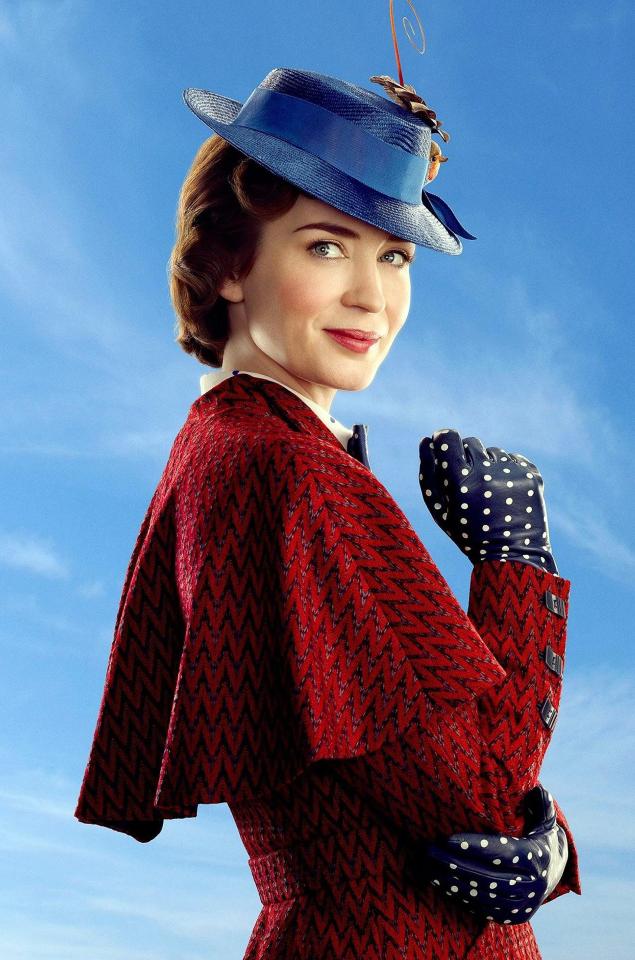  Perfect... Emily Blunt starred in the role made iconic by Julie Andrews