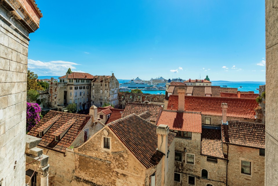 Croatia's second city, Split, is surrounded by water and boasts many top beaches 