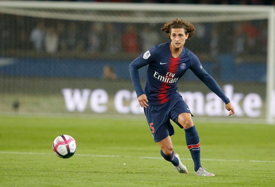 Adrien Rabiot has kept his place in the Paris Saint-Germain Champions League squad for the remainder of the season