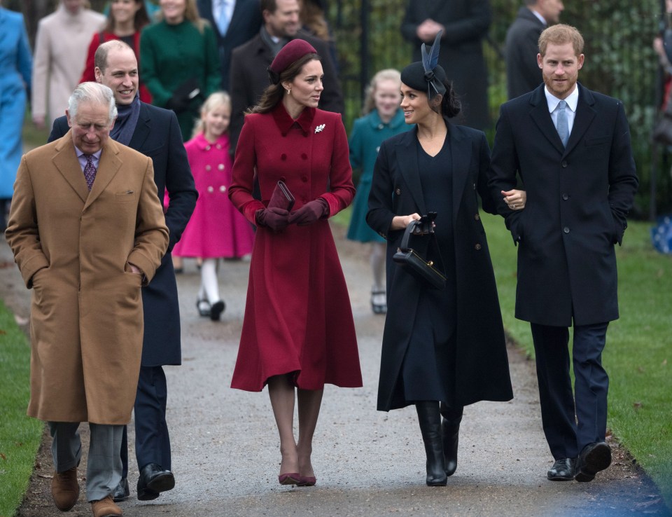 Prince Harry Prince William Meghan Kate Prince Charles