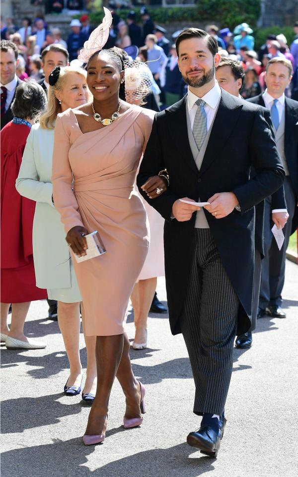  Serena attended the royal wedding last year