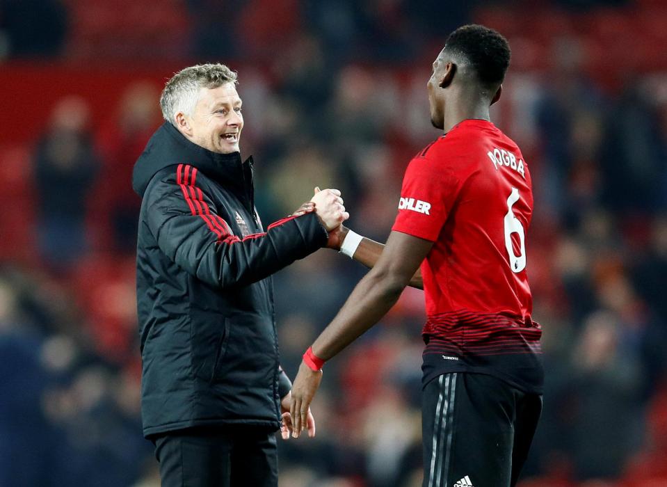  Paul Pogba has flourished under the tutelage of Ole Gunnar Solskjaer at Manchester United