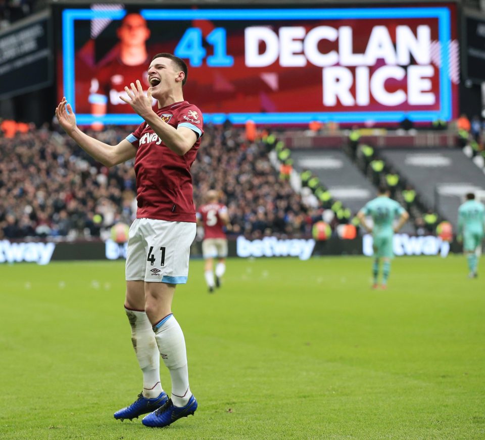 Starlet Declan Rice is the leader of the new generation at West Ham