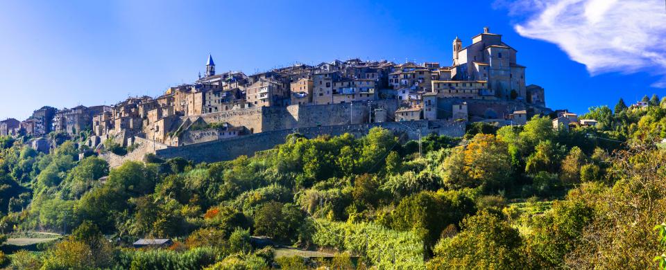 Bolsena is set high up in the hills with 8th Century buildings built by the 