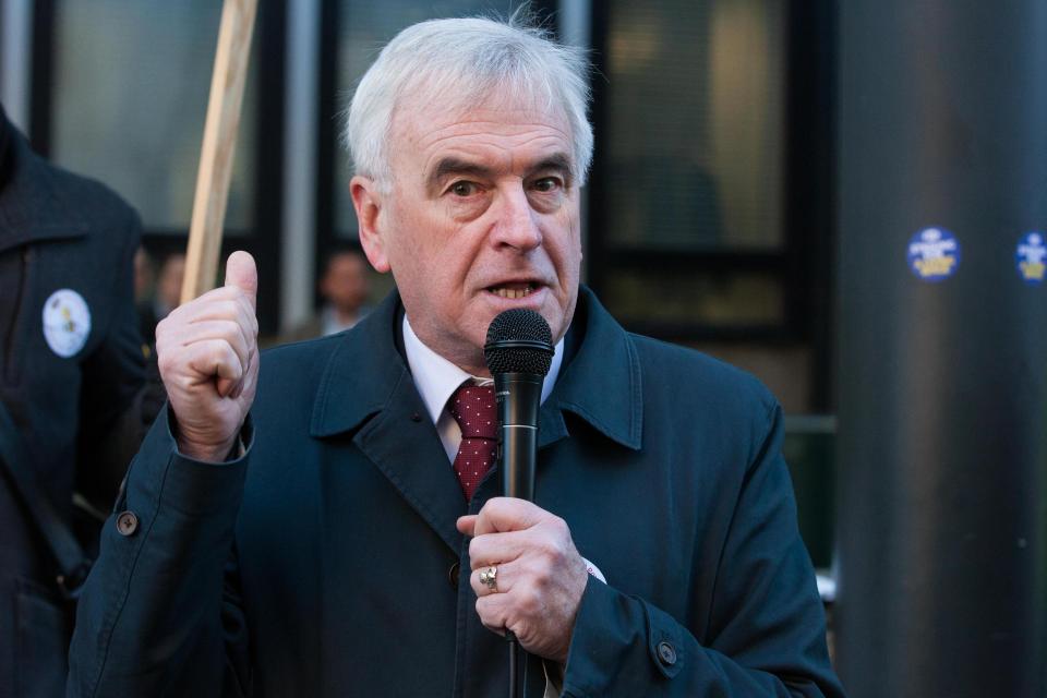  John McDonnell said Theresa May's deal does not give 'the sort of dynamic protection' Labour wants