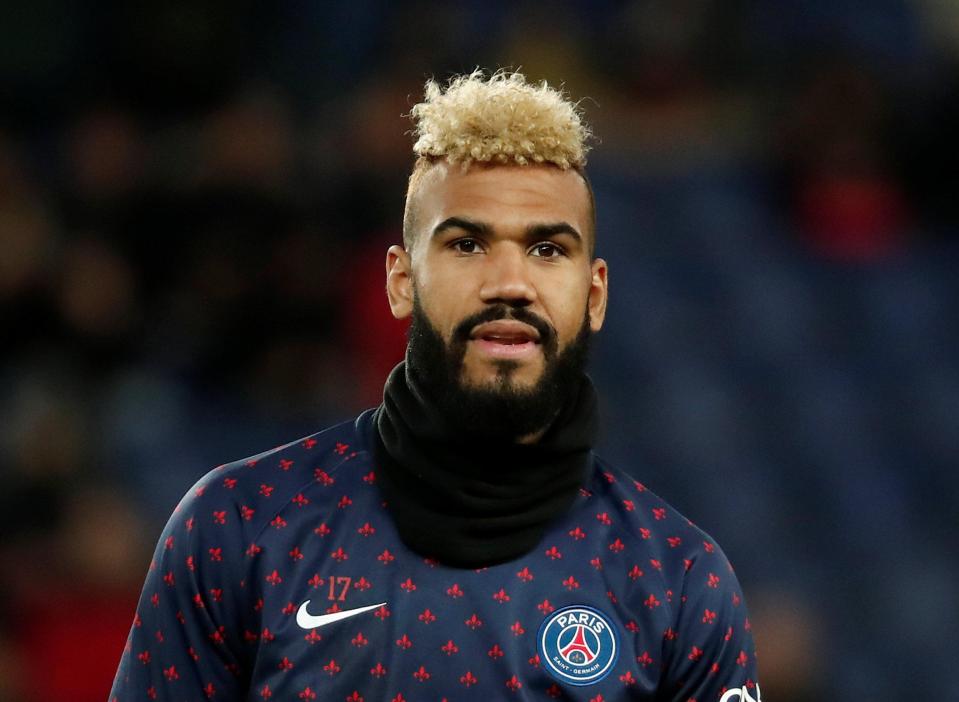  Eric Choupo-Moting could come into the PSG side to face Manchester United in the Champions League this week