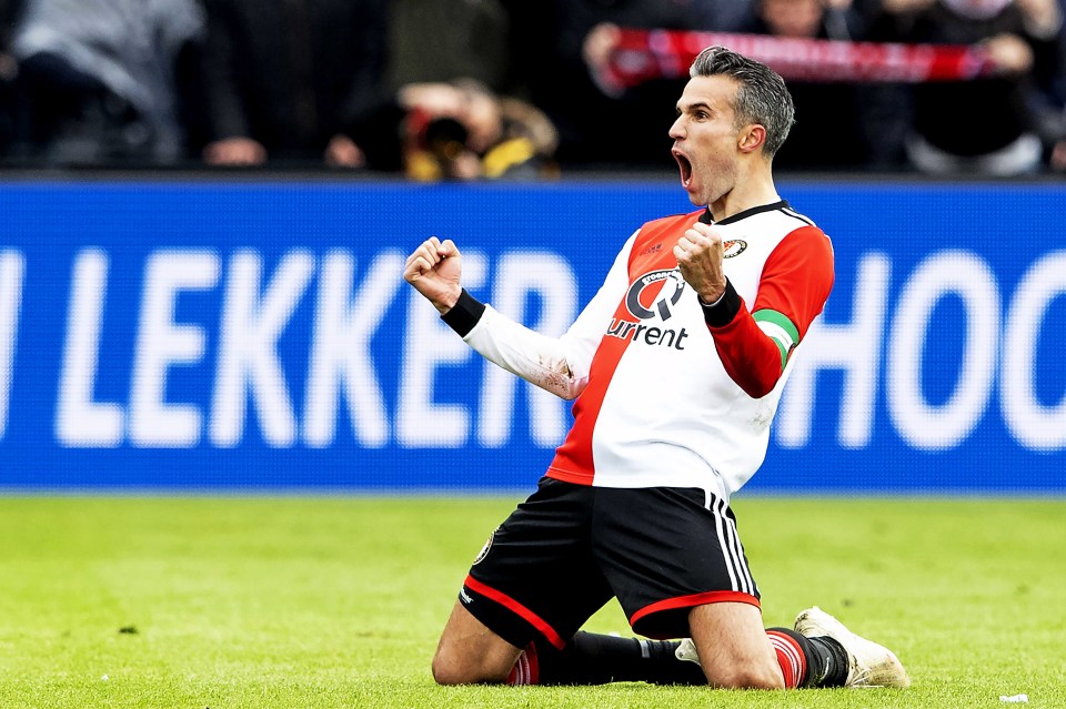  The Dutchman is set to retire at the end of the season, but has scored 13 goals for Feyenoord in the current campaign