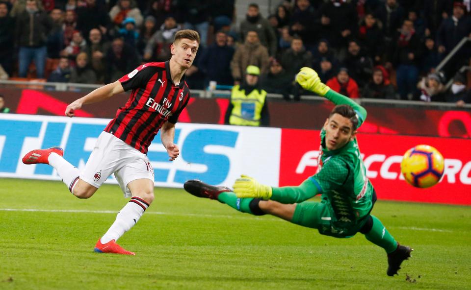  Genoa bought Krzysztof Piatek from Cracovia last summer after an agent showed them his profile - and sold him for £31m to Milan in January