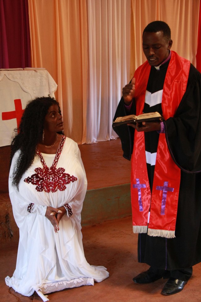 Martina was baptised ‘Malaika Kubwa’, meaning ‘Big Angel’ in Swahili