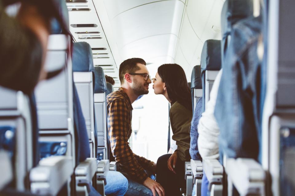 One man has revealed how to get away with joining the Mile High Club