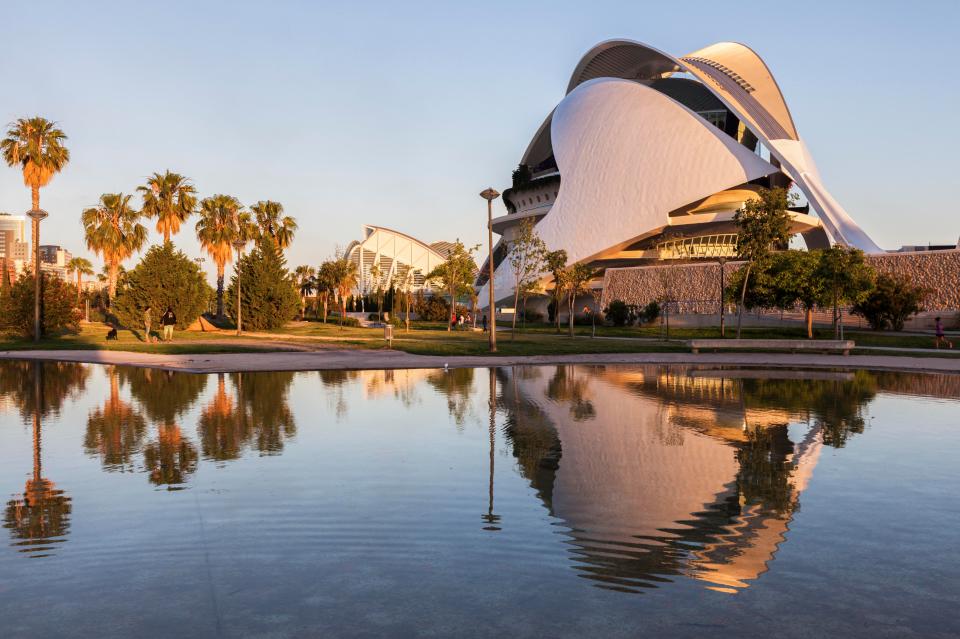  The City of Arts and Sciences houses Europe’s largest aquarium, plus an interactive science museum, arts and music centres and even a planetarium