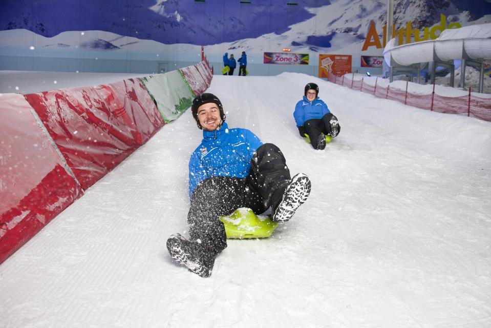  Check out the UK’s longest indoor ski slope at Trafford Park in Manchester for some wintry fun