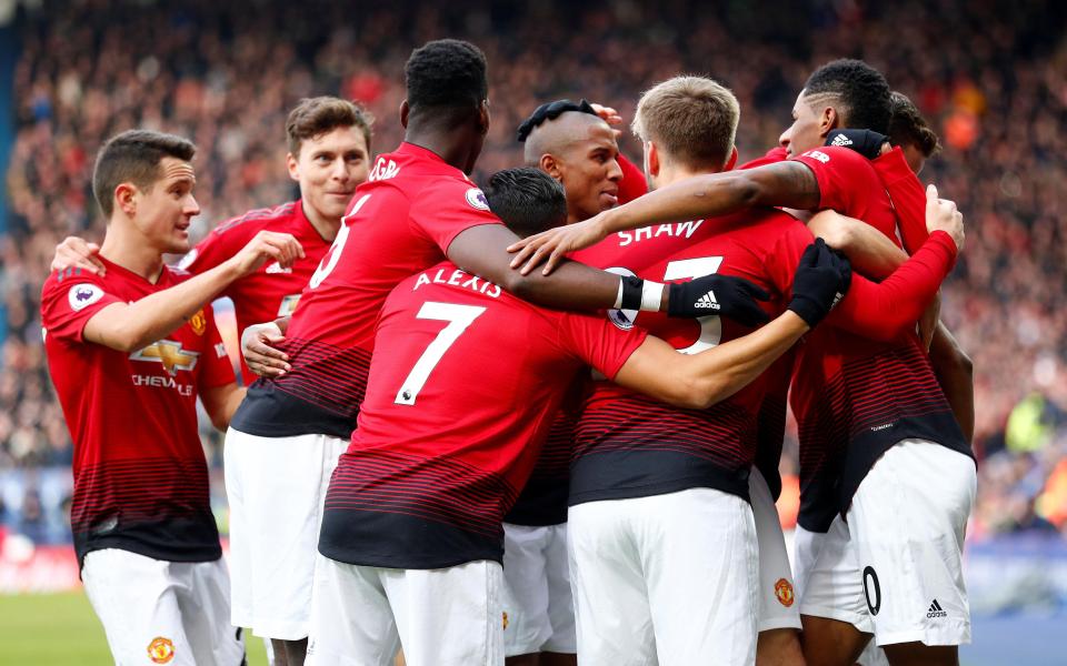  Manchester United beat Leicester 1-0 at the King Power Stadium on Sunday