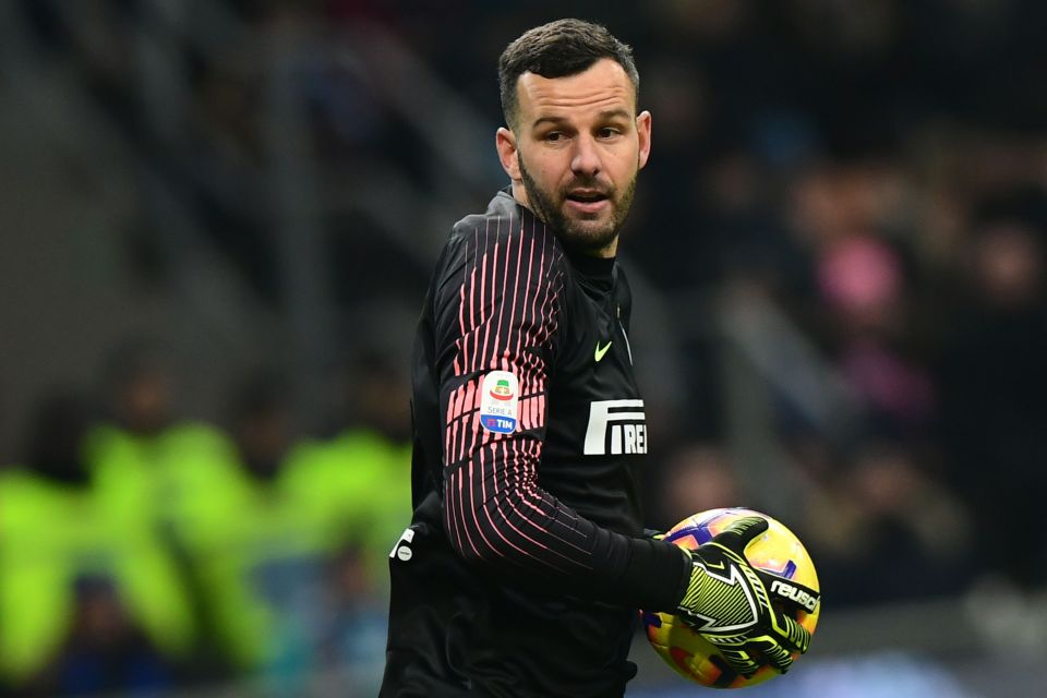  Goalkeeper Samir Handanovic has been given the armband