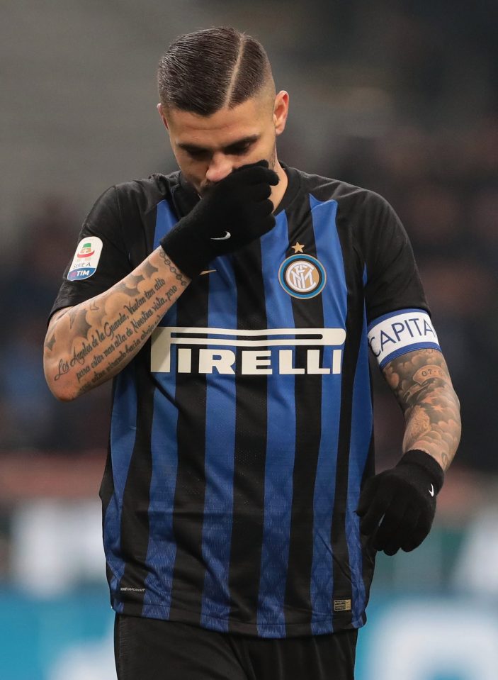  Icardi will no longer skipper the Serie A side