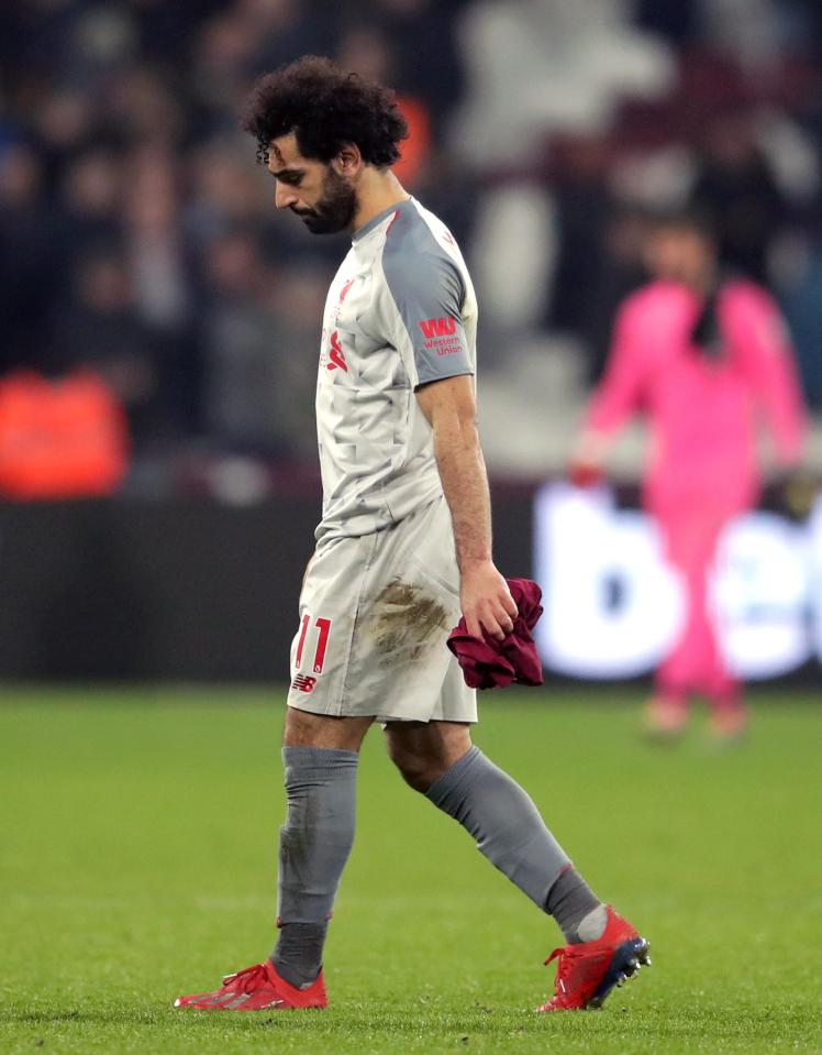  Mo Salah appeared to be racially abused at West Ham on Monday night