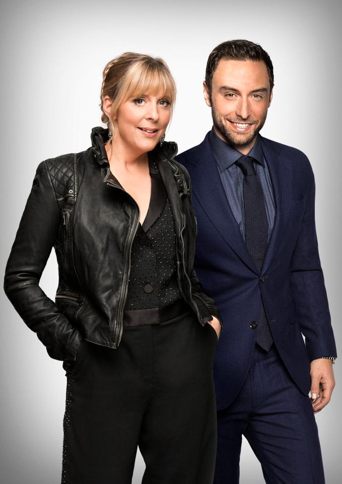  Mel Giedroyc, left, and Mans Zelmerlow, right will be presenting Eurovision: You Decide