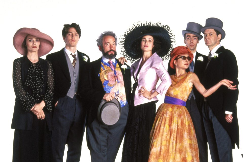  Four Weddings And A Funeral was almost called Toffs on Heat