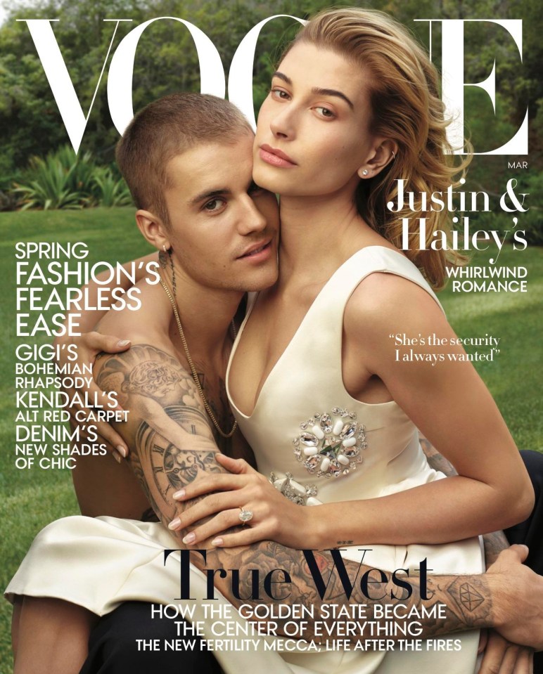 The couple’s full interview appears in this month’s Vogue