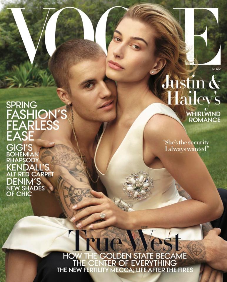  The couple's full interview appears in this month's Vogue