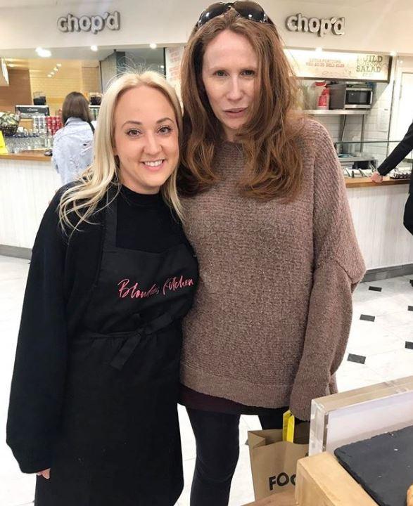  While Chelsie manages their Selfridges store and any pop-ups, meeting fans like Catherine Tate