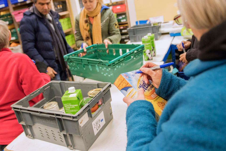  People need to be referred to a foodbank before they can claim a handout