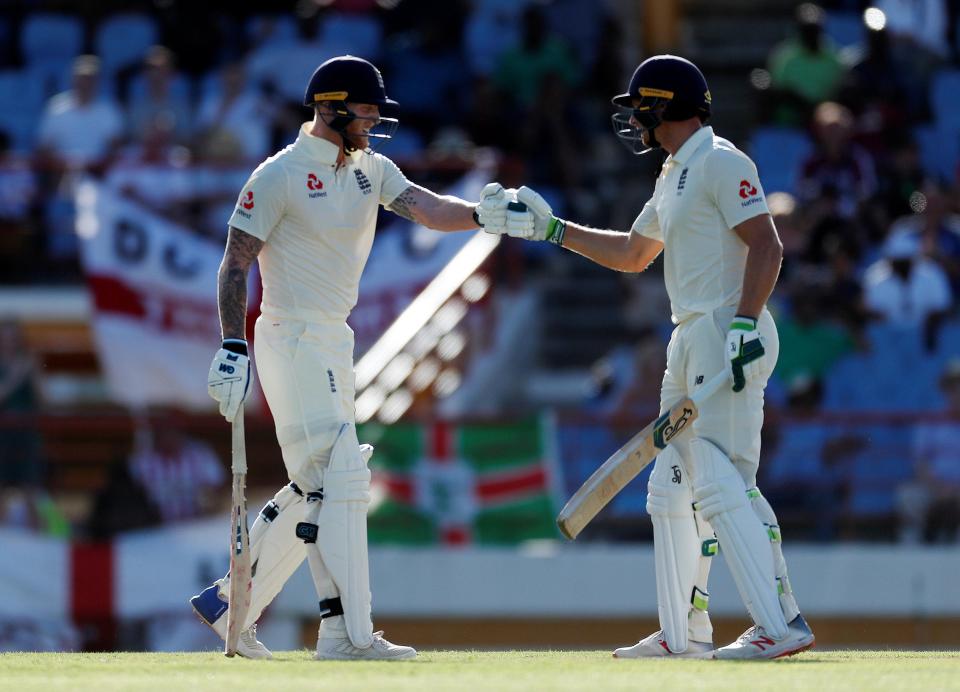  Ben Stokes' and Jos Buttler's partnership has stopped the rot after Jennings' swift dismissal