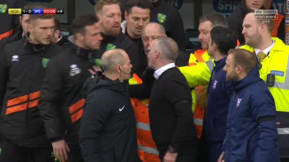  Paul Lambert used to manage Norwich - but all love was lost as he clashed with Canaries goalkeeping coach Ed Wooten