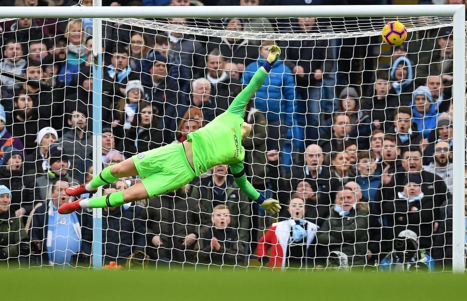  His effort sailed over Chelsea stopper Kepa Arrizabalaga as City went 3-0 after just 19 minutes