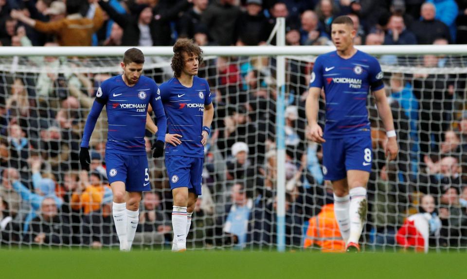  Chelsea shipped four goals in the opening 25 minutes in a terrible showing