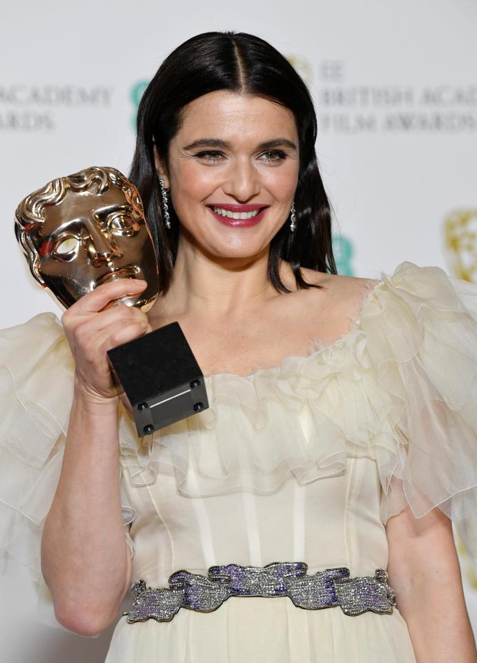  Rachel Weisz won the Best Supporting Actress gong for The Favourite