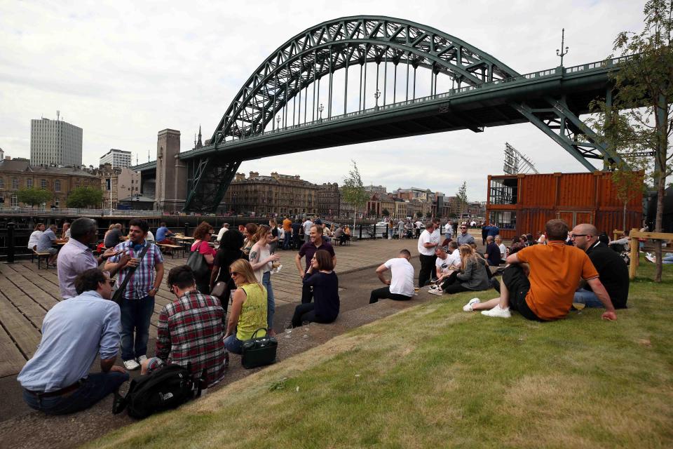  The popular drinking spot on the bank of the Tyne