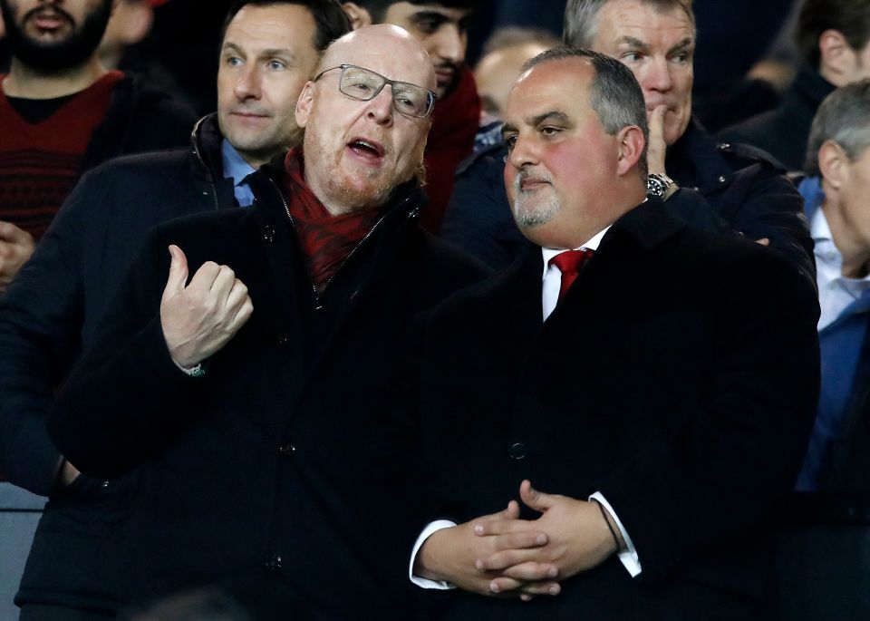 Avram Glazer, left, is the most hands-on of the family at Manchester United