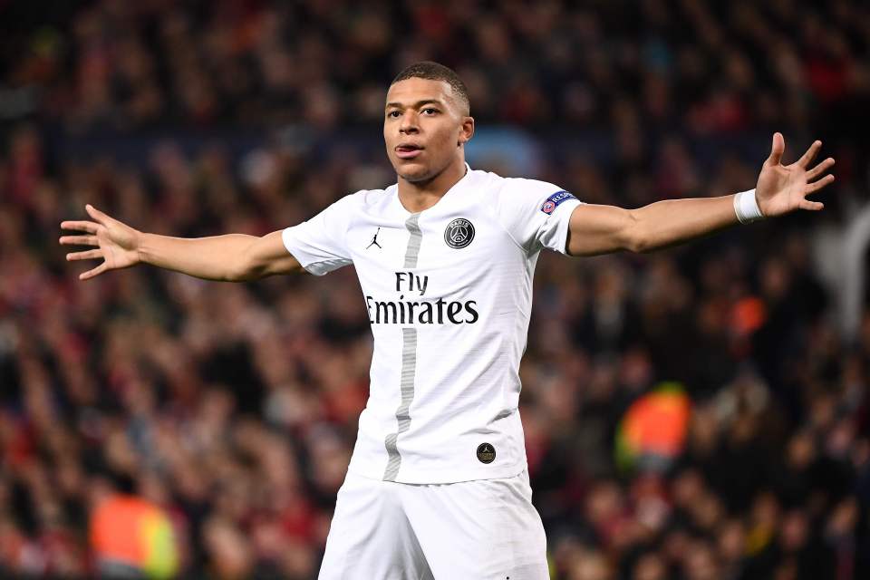 Kylian Mbappe gave PSG a commanding first leg advantage