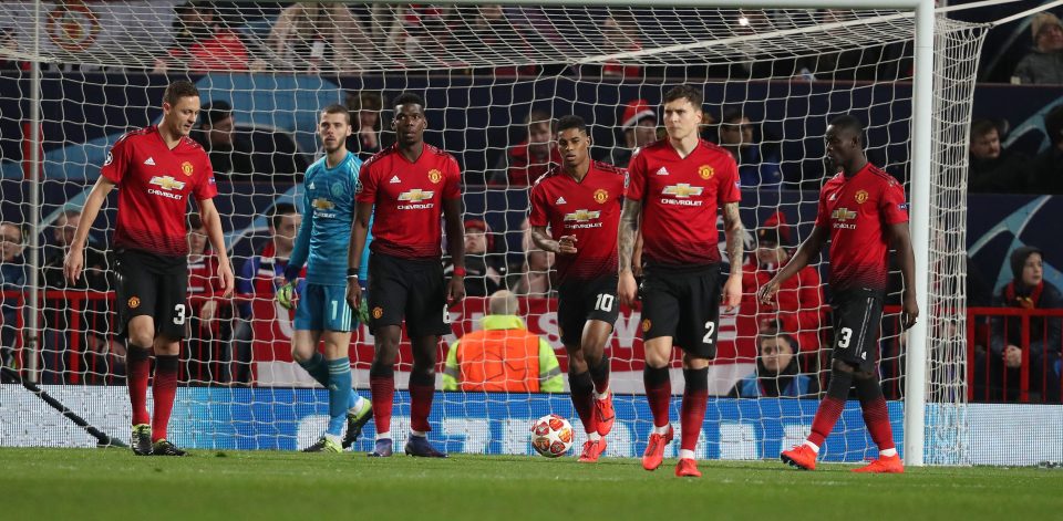 Manchester United have a mountain to climb after their 2-0 setback