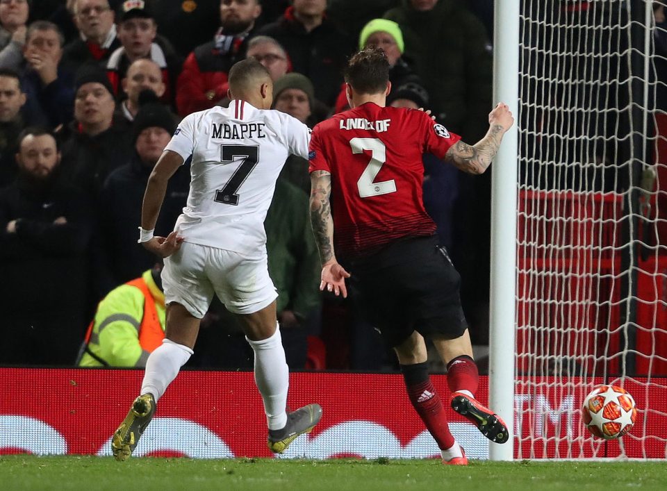 Kylian Mbappe then hit United with a sucker punch moments later to double the advantage