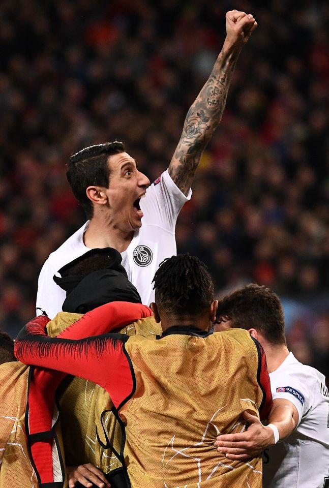 Angel Di Maria enjoyed a lively return to former club United