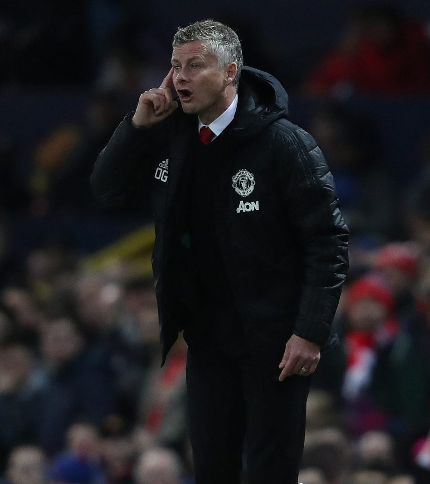 Ole Gunnar Solskjaer gave his United side the hairdryer treatment for the first time on Tuesday