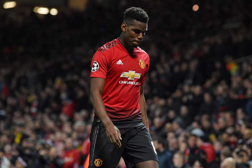 Paul Pogba will miss the second-leg after he was sent-off late on