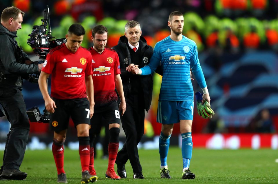 Solskjaer tore through his United side after their disappointing defeat to PSG