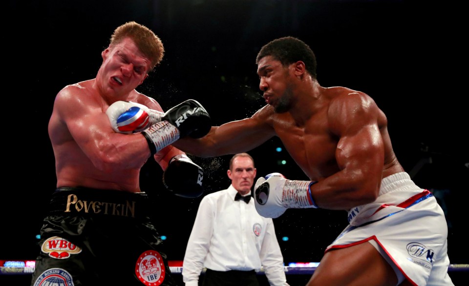 Anthony Joshua has not fought since stopping Alexander Povetkin at Wembley last September