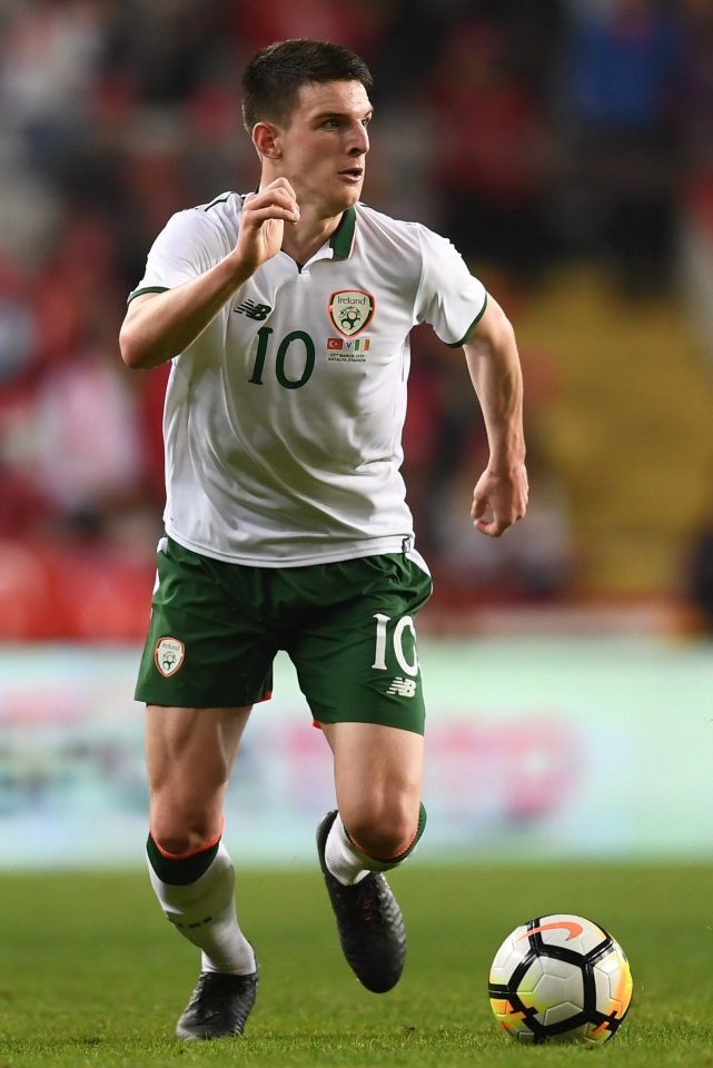 West Ham midfielder Declan Rice has come under fierce fire on Twitter after swapping the Republic of Ireland for England