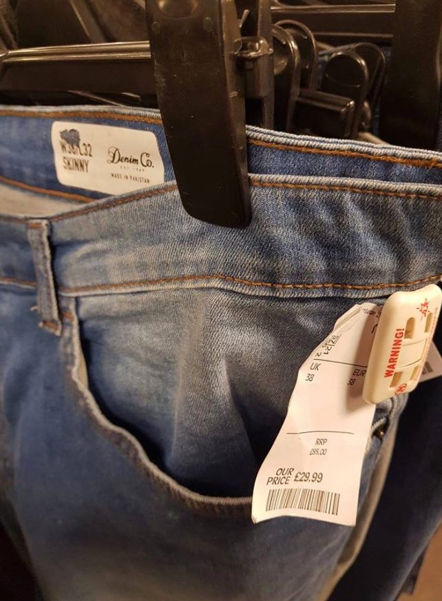  Shopper Richard Foster spotted a pair of Primark jeans on sale for double their ordinary price in a TK Maxx in Ilford, East London