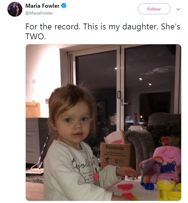  She shared another picture of her adorable little one