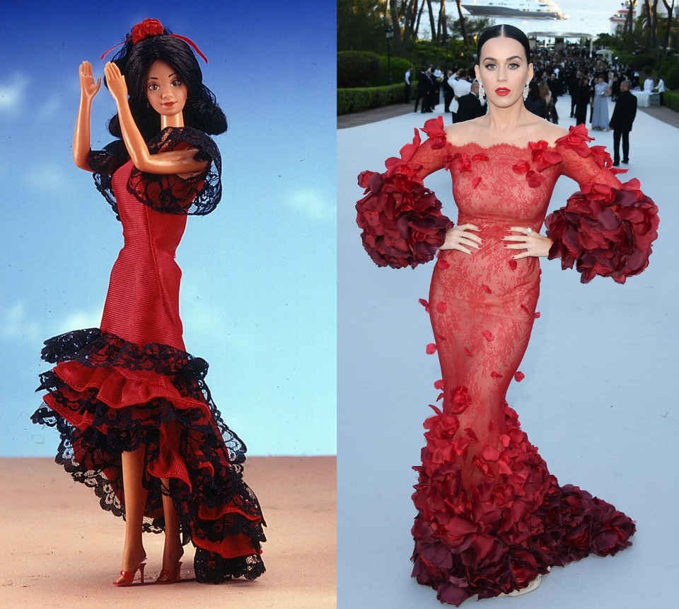 Katy Perry and Barbie are both California Gurls, but that doesn’t mean they can’t strut their flamenco stuff