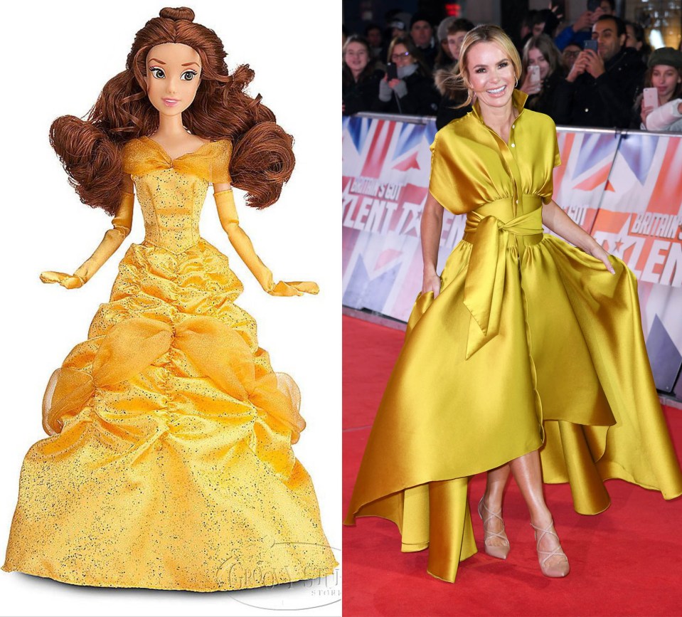 Amanda Holden goes for Barbie princess radiance as she walks the red carpet