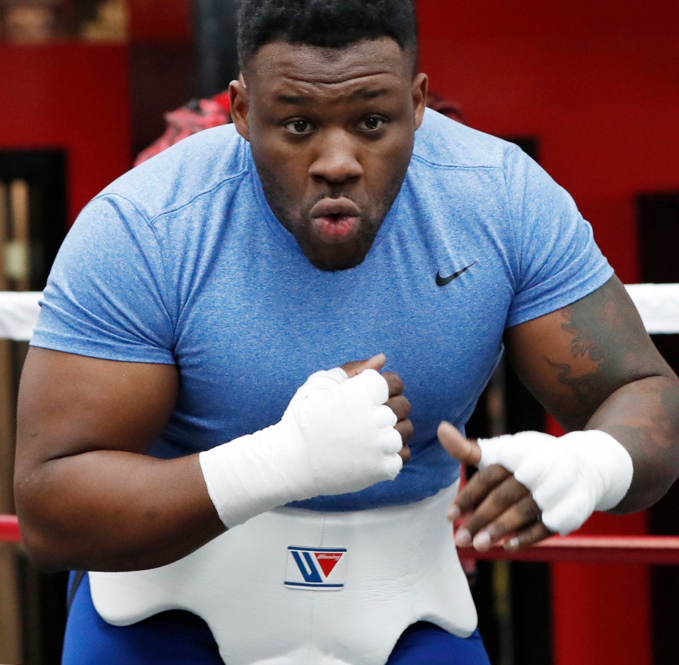 Jarrell Miller calls himself the Penguin from the Batman movies